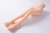 Soft TPE White 75cm Half Body Torso Realistic Vagina Anal Sex Leg