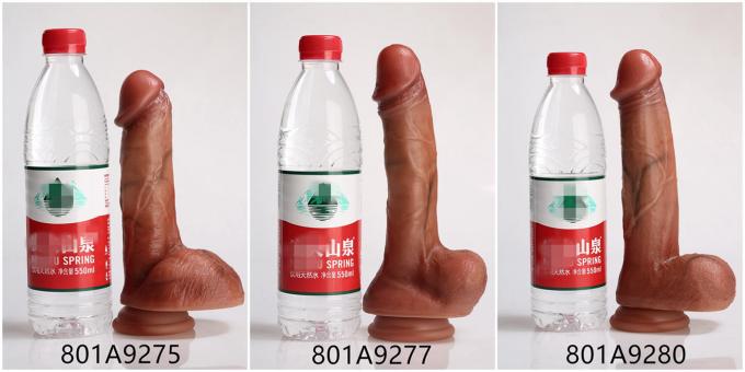 Flesh Color Poseable Dildo Sex Toy Realistic Artificial Male Penis 2