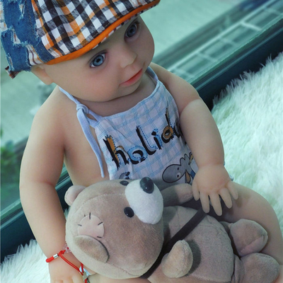 Lifelike Mini Boy 58cm 23 Inch Rebirth Baby Doll Kids Infant Toys